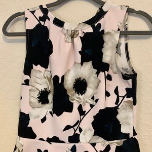 Banana Republic Peplum Tank (Pink Floral)